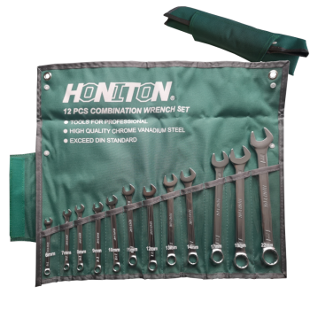 Honiton H0133 Klucze płasko-oczkowe 6-22 mm, 12 elem.